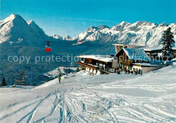 Seefeld Tirol Rosshütte mit Härmelekopf Bahn Hohe Mun