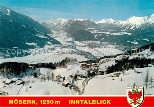 Moesern mit Telfs Mieminger Plateau und Lechtal