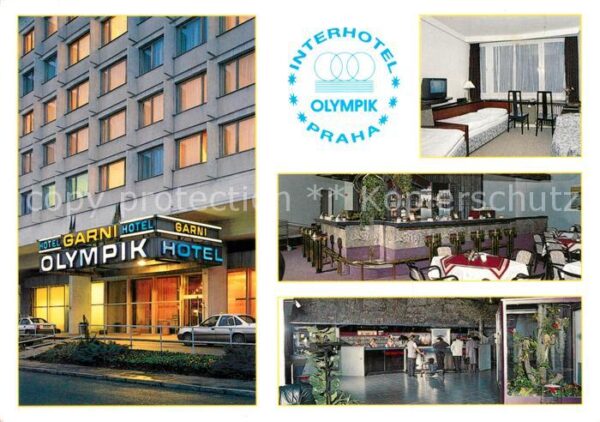 Praha Prahy Prague Interhotel Olympik Garni