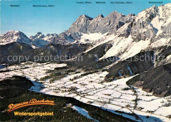 Ramsau Dachstein Steiermark Hochplateau mit Dachsteinsüdwänden Bisc