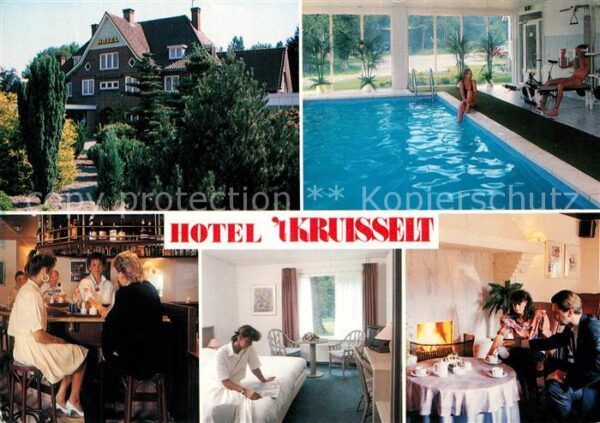 De Lutte Hotel t Kruisselt Hallenbad Bar Zimmer
