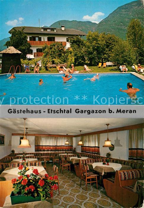 Gargazon Gargazzone Gästehaus Etschtal Pool Gaststube