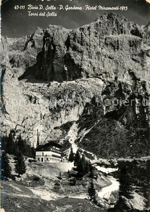 Wolkenstein Groeden Piz Sella Piz Gardena Hotel Miramonti T
