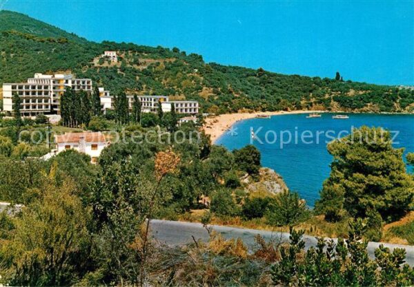 Skiathos Strandanlage von Achladies Hotel Hesper