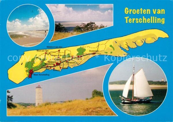 Terschelling Strand Leuchtturm Fischkutter