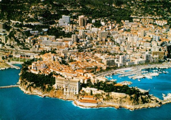 Monaco Fliegeraufnahme