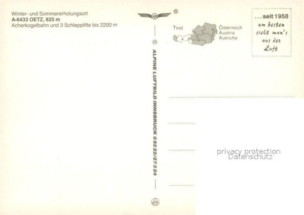 Oetz Acherkogelbahn Schlepplifte Fliegeraufn – Bild 2