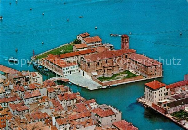 Chioggia Venetien Isola S Domenico Fliegeraufnahme
