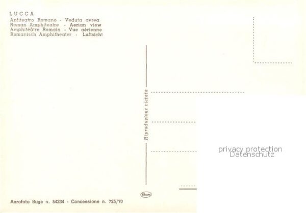 Lucca Anfiteatro Romano Veduta aerea – Bild 2