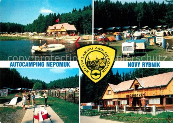 Novy Rybnik Autocamping Nepomuk Badesee Minigolf Re