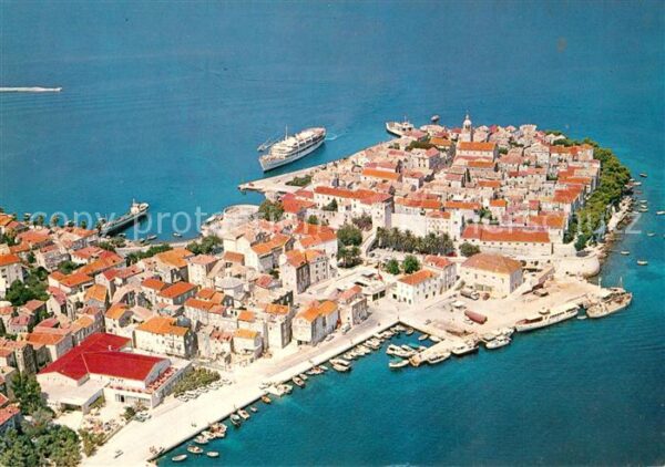 Korcula Fliegeraufnahme