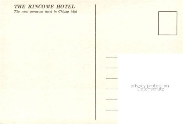 Chiang Mai The Rincome Hotel Bazar Zimmer Gastraum – Bild 2