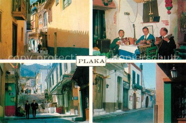 Plaka Athens Ortsmotive