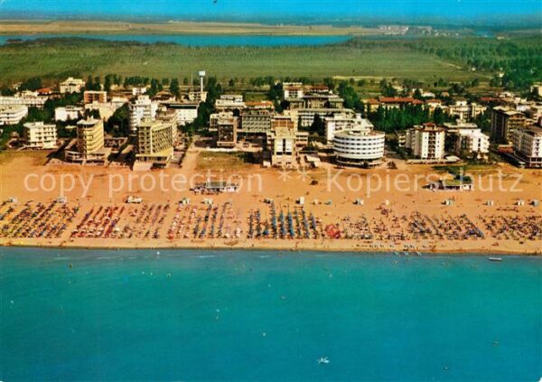 Bibione Panorama aereo della spiaggia