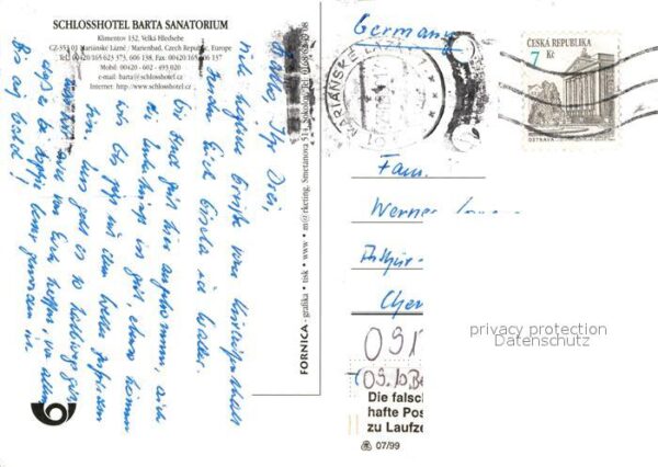 Marianske Lazne Schlosshotel Barta Sanatorium Zimmer Ga – Bild 2