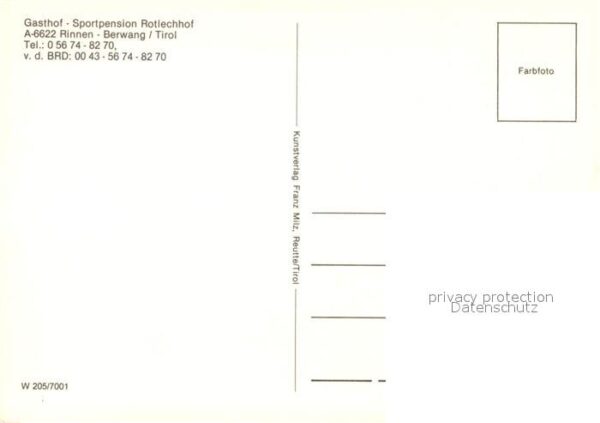 Rinnen Tirol Gasthof Rotlech Hof – Bild 2