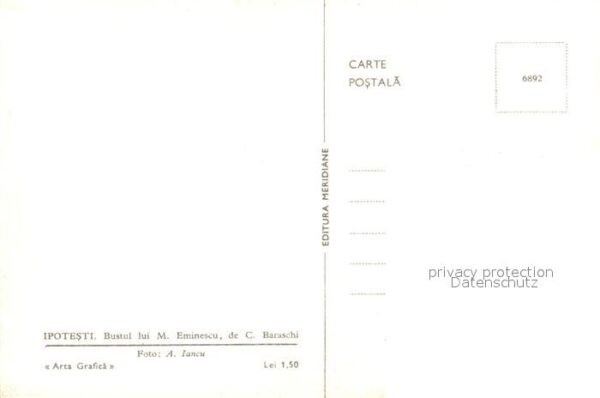 Ipotesti Bustul lui M Eminescu – Bild 2