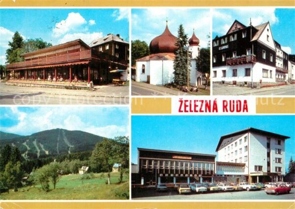 Zelezna Ruda Markt Eisenstein okres Klatovy Expresso Kostel Pomocne R