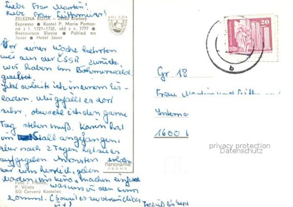 Zelezna Ruda Markt Eisenstein okres Klatovy Expresso Kostel Pomocne R – Bild 2