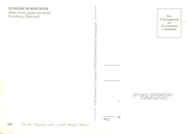 Schruns Vorarlberg Hotel Löwen mit Itonskopf – Bild 2