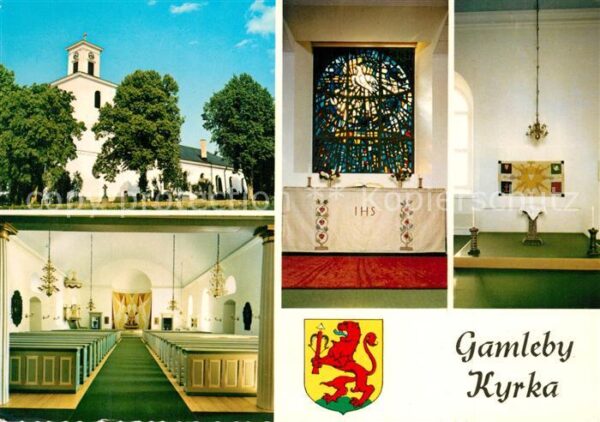 Gamleby Kyrka Exteriör och interiör