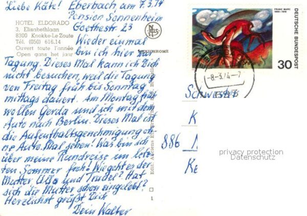 Knocke-Zoute Hotel Eldorado – Bild 2