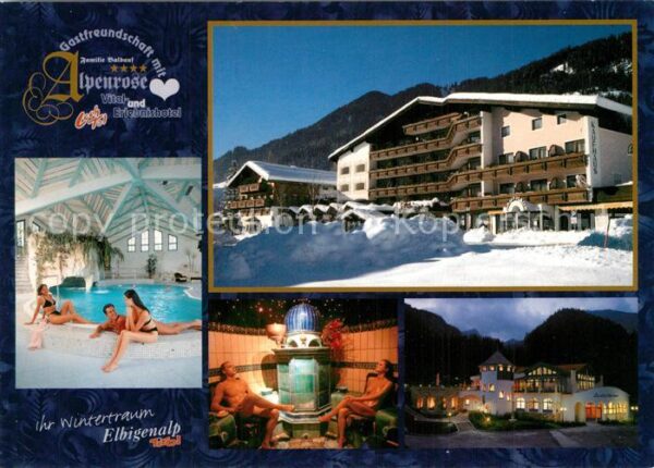 Elbigenalp Vitalhotel Alpenrose Hallenbad Sauna