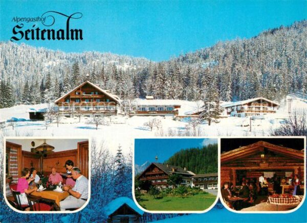 Radstadt Alpengasthof Seitenalm Gaststube Terras