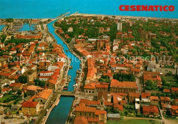 Cesenatico Veduta aerea Porto Canale