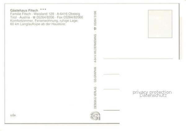 Obsteig Tirol Gästehaus Fitsch Gaststube Zimmer – Bild 2