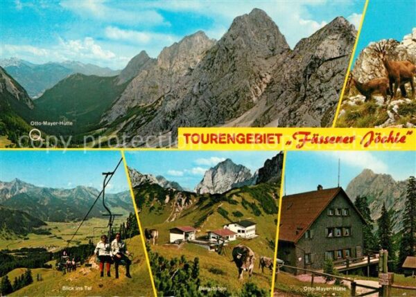Graen Tirol Tourengebiet Füssener Jöchle Doppelsess