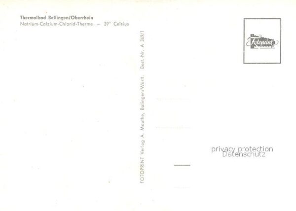 Bellingen Bad Natrium Calzium Chlorid Therme – Bild 2