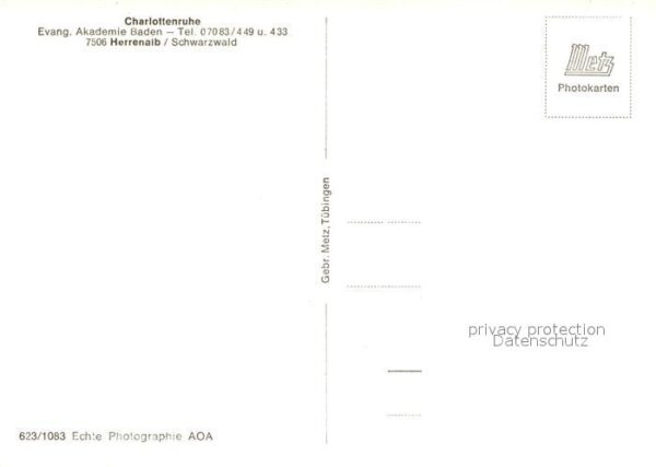 Herrenalb Bad Herrenalb Charlottenruhe Evangelische Akademie Ba – Bild 2