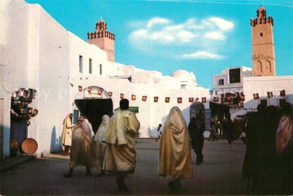 Kairouan Qairawan La Rue principale
