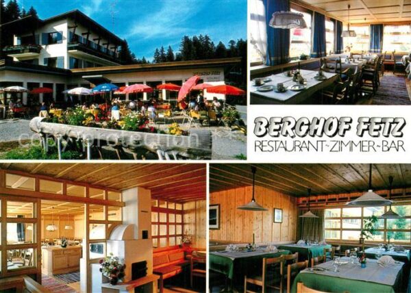 Dornbirn Vorarlberg Bödele Berghof Restaurant Fetz