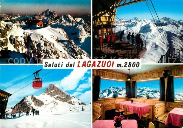 Lagazuoi Seilbahn Bergrestaurant Winter