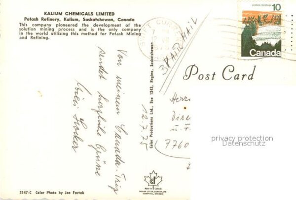 Saskatchewan Fliegeraufnahme Kalium Chemicals – Bild 2