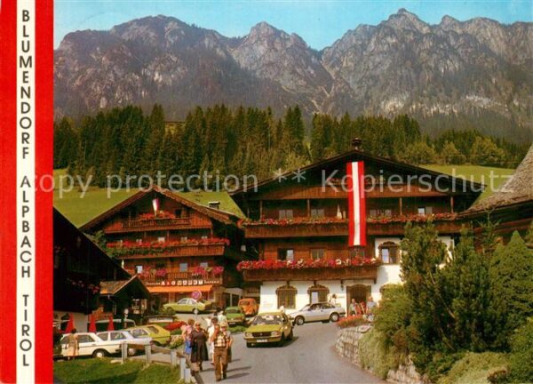 Alpbach Blumendorf Stadtpanorama
