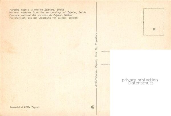Zajecar Nationaltracht – Bild 2