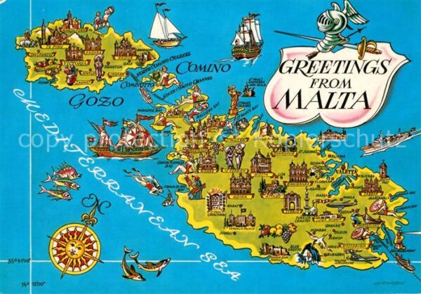 Malta Panoramakarte