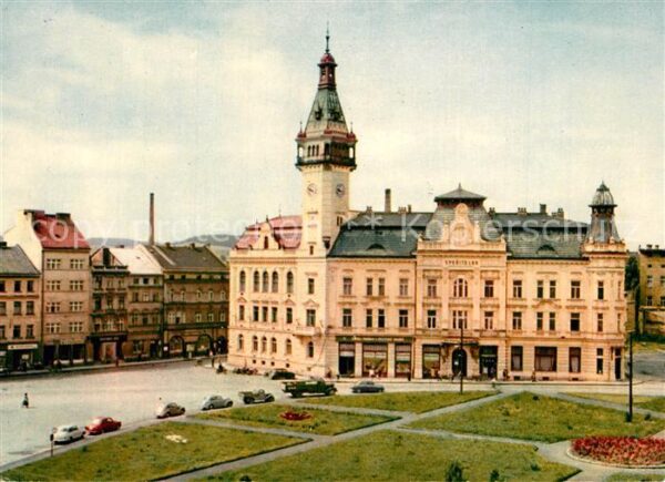 Krnov Rathaus Parkanlage