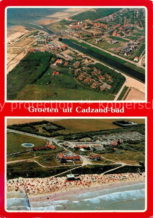 Cadzand Bad Fliegeraufnahme