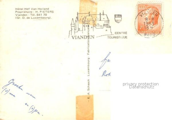 Vianden Hotel Hof Van Holland – Bild 2