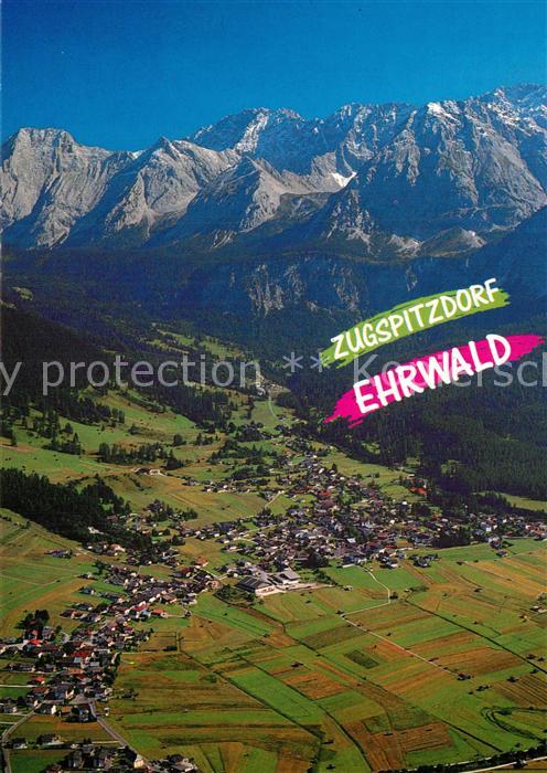 Ehrwald Tirol Fliegeraufnahme