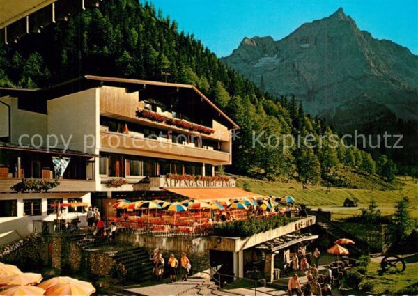 Hinterriss Tirol Alpengasthof Eng Ahornboden Karwendel