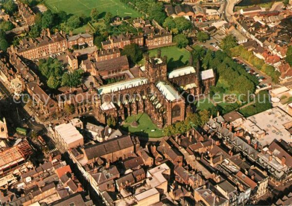 Sheffield Fliegeraufnahme Chester Cathedral