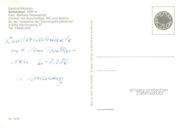 Werfenweng Gasthof Pension Barbarahof – Bild 2