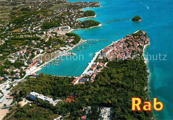 Rab Croatia Fliegeraufnahme