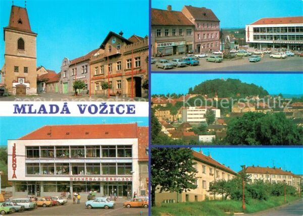 Mlada Vozice Jung Woschitz Stadtansichten Rathaus Stadttor