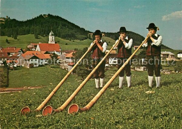 Zell Allgaeu Alphornbläser